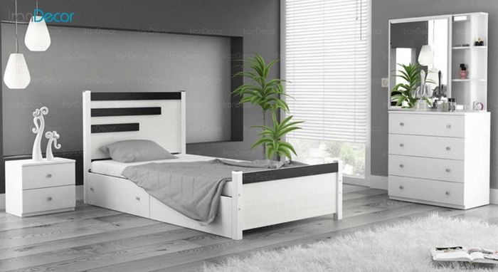 عکس و قیمت چیدمان تخت خواب یک نفره ماد مدل کارنو