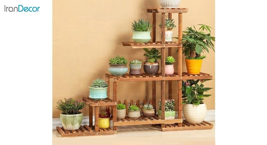 عکس استند گل و گیاه چوبی مدل W43