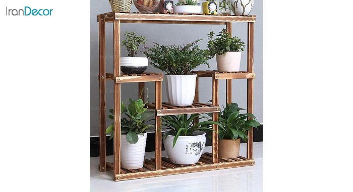 عکس استند گل و گیاه چوبی مدل W3