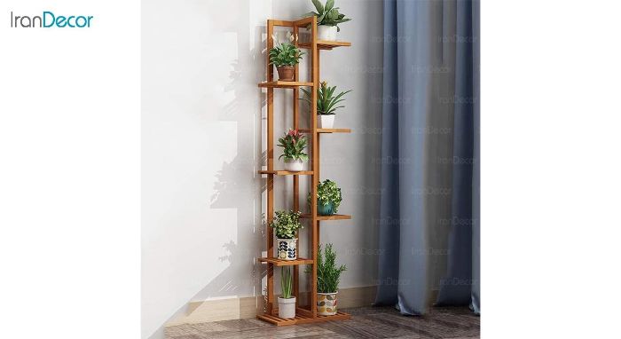 عکس ست استند گل و گیاه چوبی مدل W31