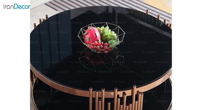 تصویر میز جلومبلی مدرن فلزی مدل Nelo