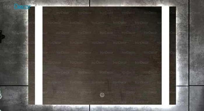 تصویر آینه مستطیل هوشمند بک لایت مدل F-126