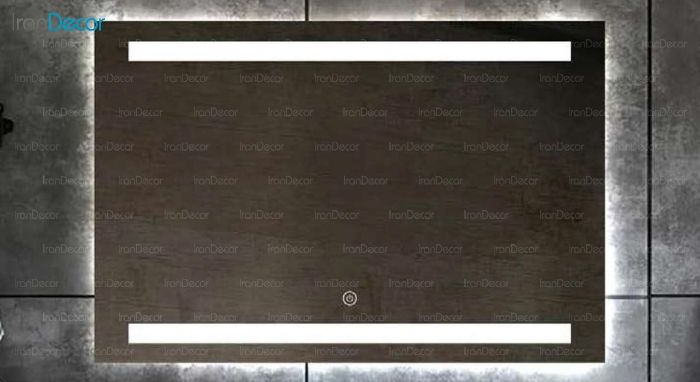 تصویر آینه مستطیل هوشمند بک لایت مدل F-137