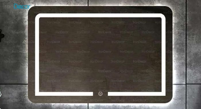 تصویر آینه مستطیل هوشمند بک لایت مدل F-138