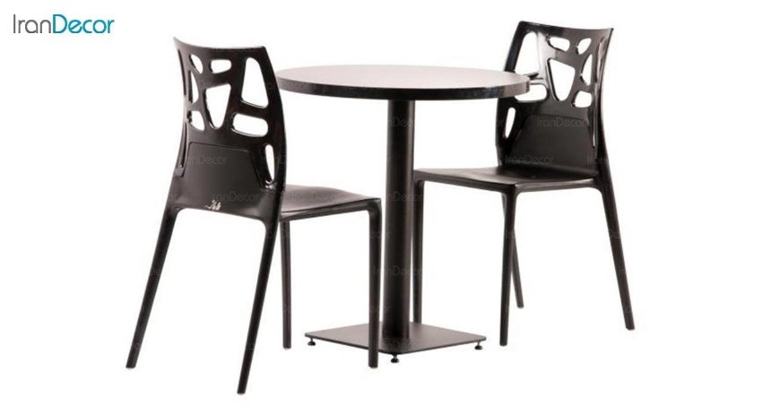 عکس میز گرد پایه فلزی مدل S91