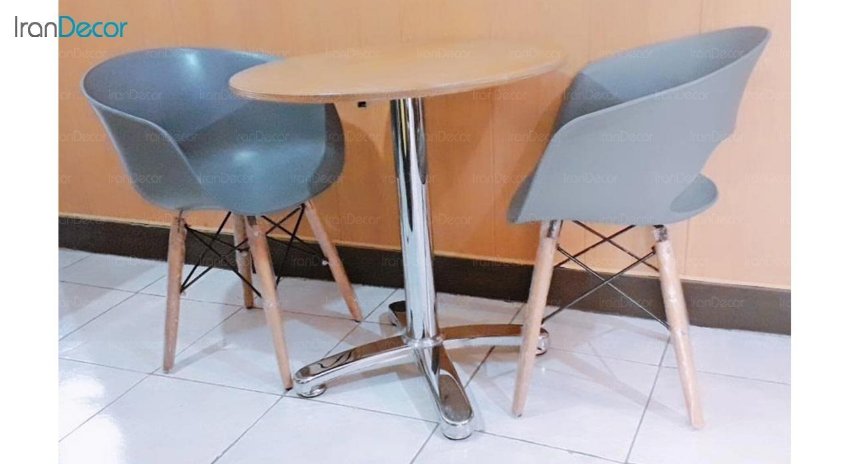 عکس میز گرد پایه فلزی مدل S47
