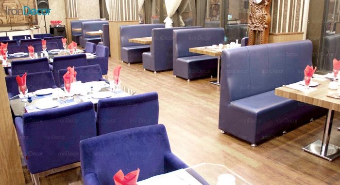 تصویر صندلی پایه فلزی جهانتاب مدل پارکر کد 1241