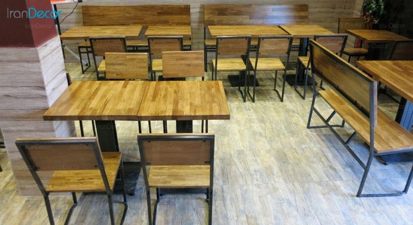 تصویر صندلی چوبی جهانتاب مدل مورین کد 1451