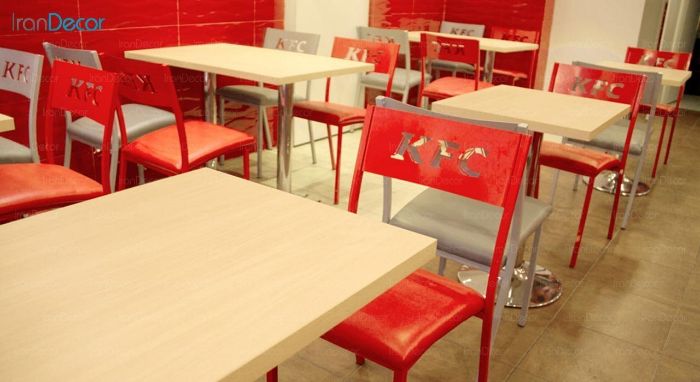 تصویر صندلی فلزی جهانتاب مدل آدریا با طرح پشتی لوگو دلخواه کد 1433