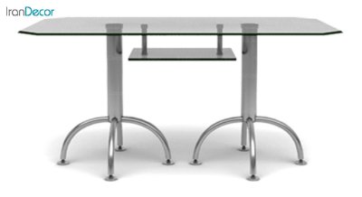 تصویر میز مستطیل پایه فلزی جهانتاب مدل 1034G کد 4251