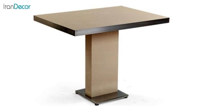 تصویر میز مستطیل پایه فلزی جهانتاب مدل 1027WT کد 4361