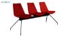 تصویر صندلی پایه فلزی سه نفره هلگر مدل باترفلای Butterfly WS - 101