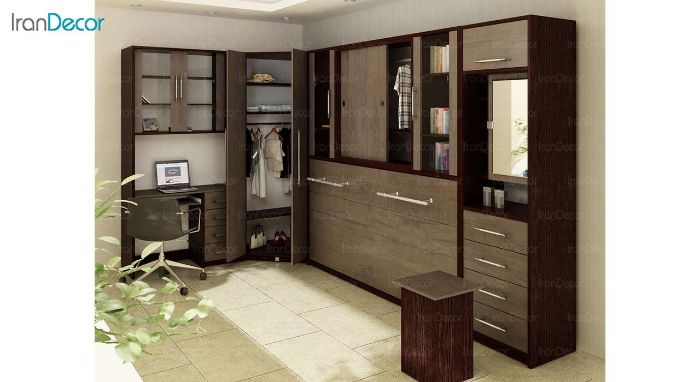 تصویر سرویس تخت خواب تاشو دو نفره مدل RCH-H10