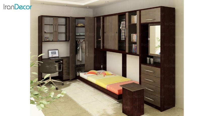تصویر سرویس تخت خواب تاشو دو نفره مدل RCH-H10