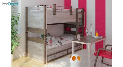 تخت دو طبقه سینا و مینا جوان مدل 7-23-RCH
