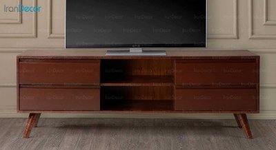 تصویر میز تلویزیون چوبی مدل باروکو KWI