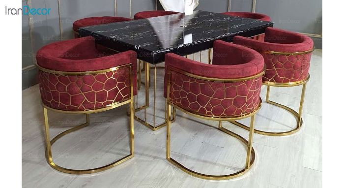 تصویر سرویس صندلی و میز ناهار خوری تالیا مدل تسلا	