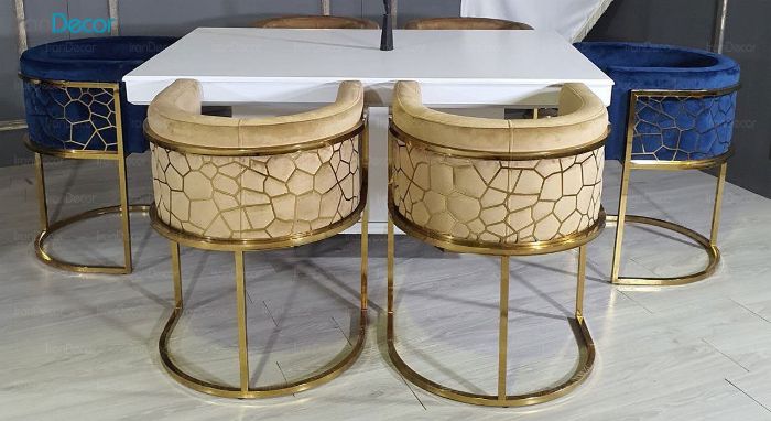 تصویر سرویس صندلی و میز ناهار خوری تالیا مدل تسلا	
