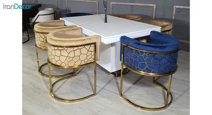 تصویر سرویس صندلی و میز ناهار خوری تالیا مدل تسلا	