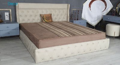 تصویر تخت خواب دونفره تالیا مدل آداک نیو