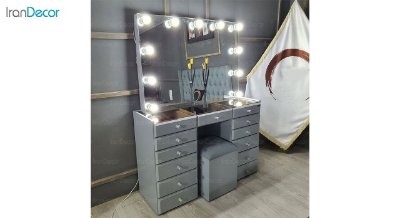تصویر میز آرایش و آینه ام دی اف تالیا مدل آسپاداس