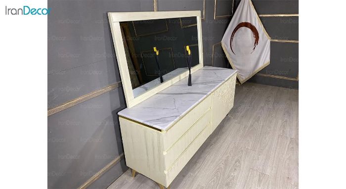 تصویر آینه و بوفه تالیا مدل آلیس 