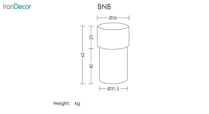 تصویر صندلی بار آرتمن مدل BNB