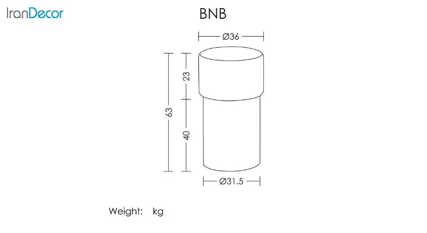 تصویر صندلی بار آرتمن مدل BNB