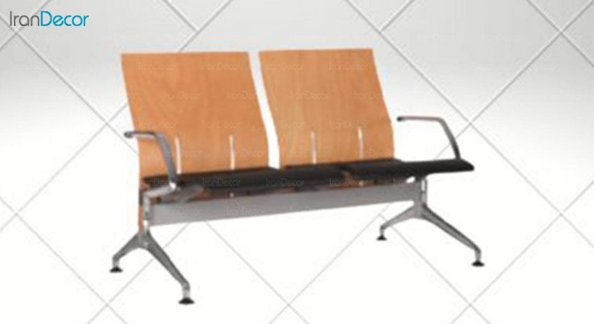صندلی انتظار 2 نفره دسته دار نیلپر مدل OCW 829N2 تصویر