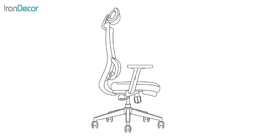 صندلی اداری مدیریتی نیلپر مدل OCM 113