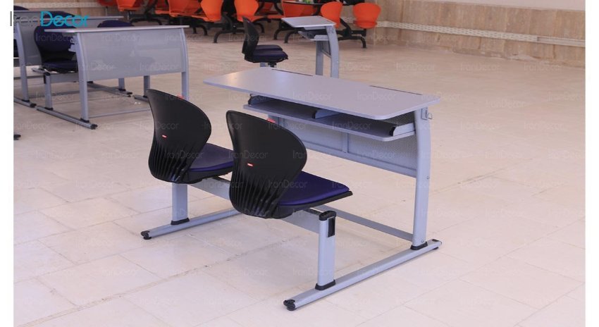 نیمکت دانش آموزی 2 نفره نیلپر مدل TRG 415X2 تصویر