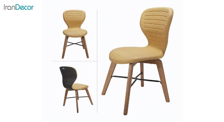 صندلی پایه چوبی ویهان مدل Vih-R83-W