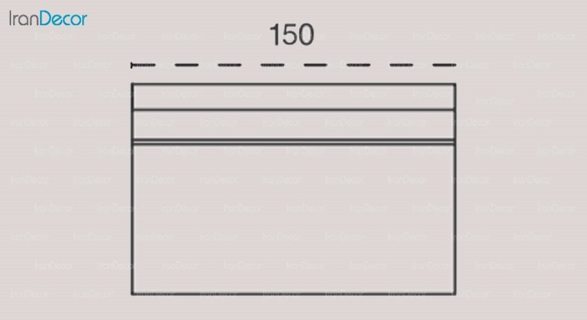 تصویر مبل راحتی دو نفره ایتال فوم مدل لِگو Lego 150