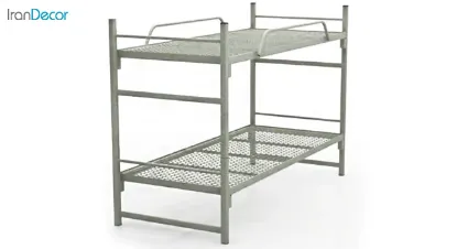 تخت خواب دو طبقه فلزی دورمی مدل sd411
